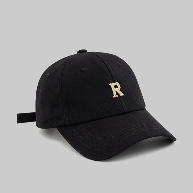 Applique Lettering Baseball Cap