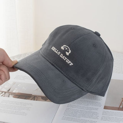 (Various Lettering Cap Animal Designs) Embroidered Baseball