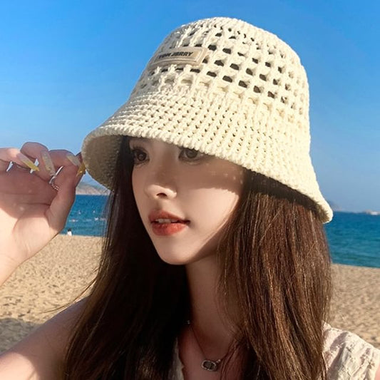 Bucket Plain Hat Straw
