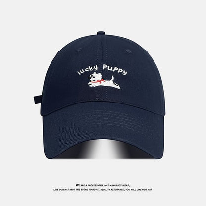 Cap Dog Embroidered Baseball