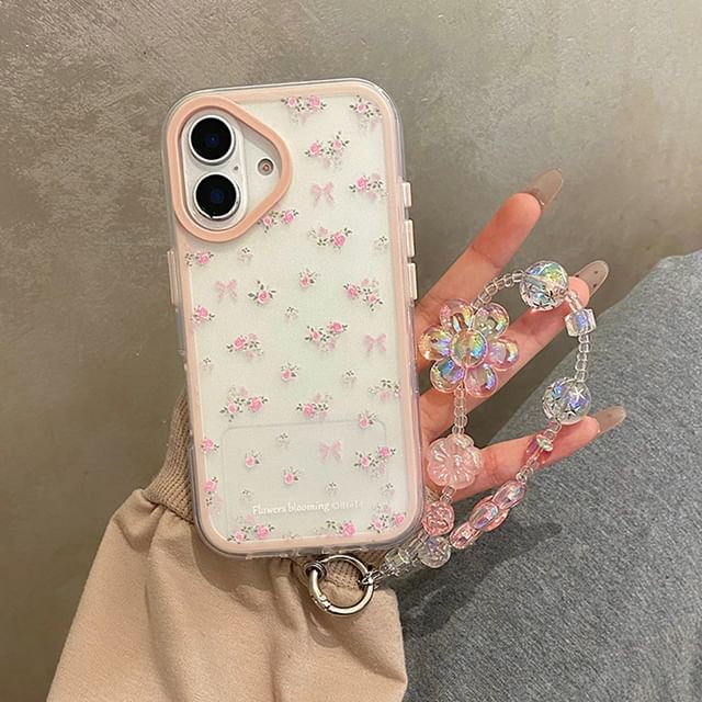 Case Floral Phone Set Strap /