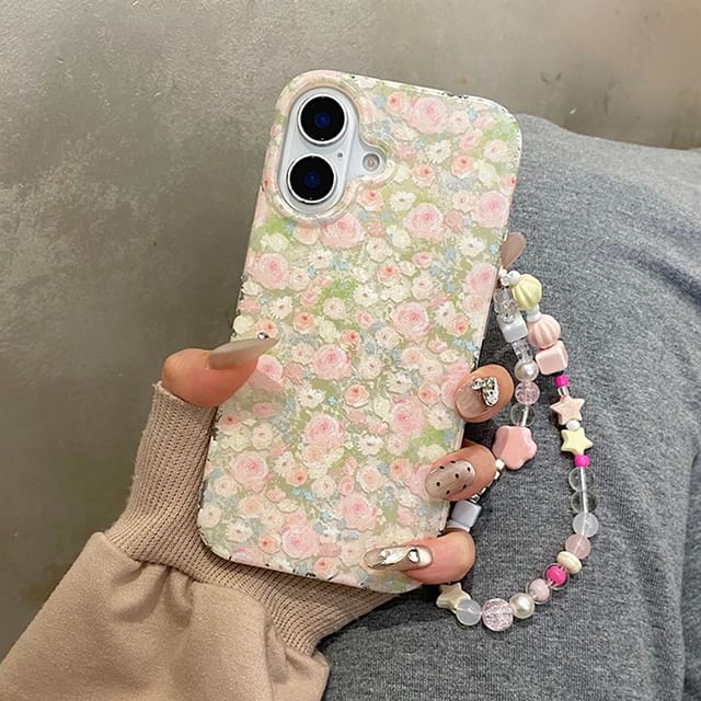 / Floral Set Phone Case Strap