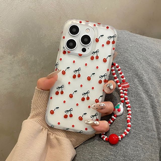 Set Strap Case Cherry Phone /