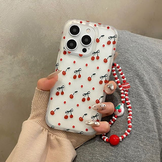 Set Strap Case Cherry Phone /
