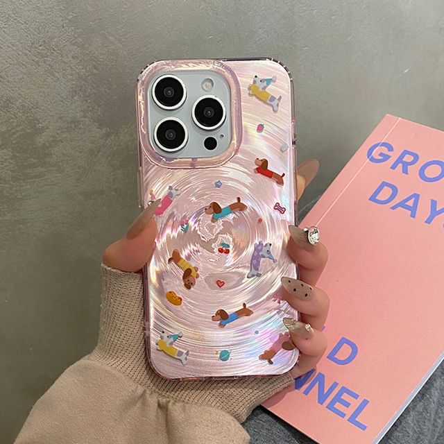 Dog Phone Set Strap Case /