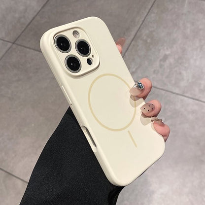 Case with Magnetic MagSafe) (Compatible Phone Plain