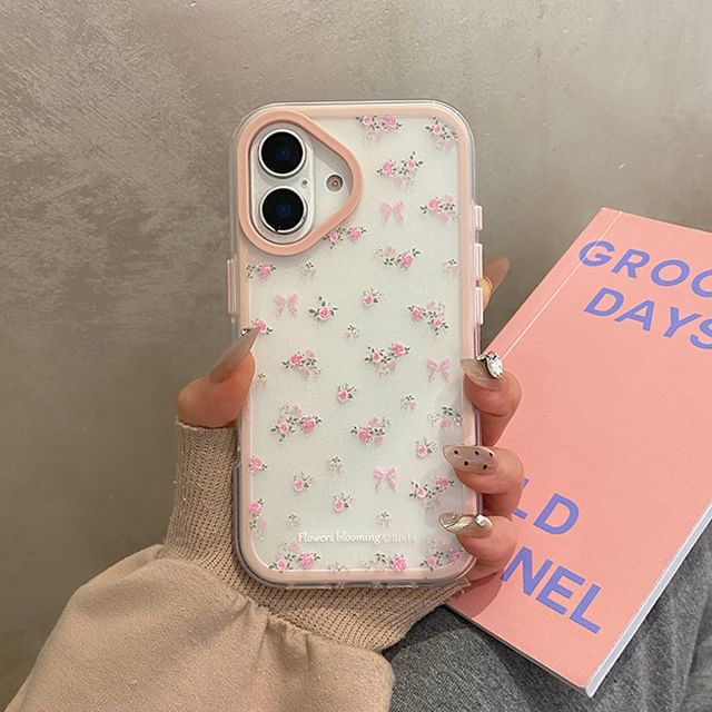 Case Floral Phone Set Strap /