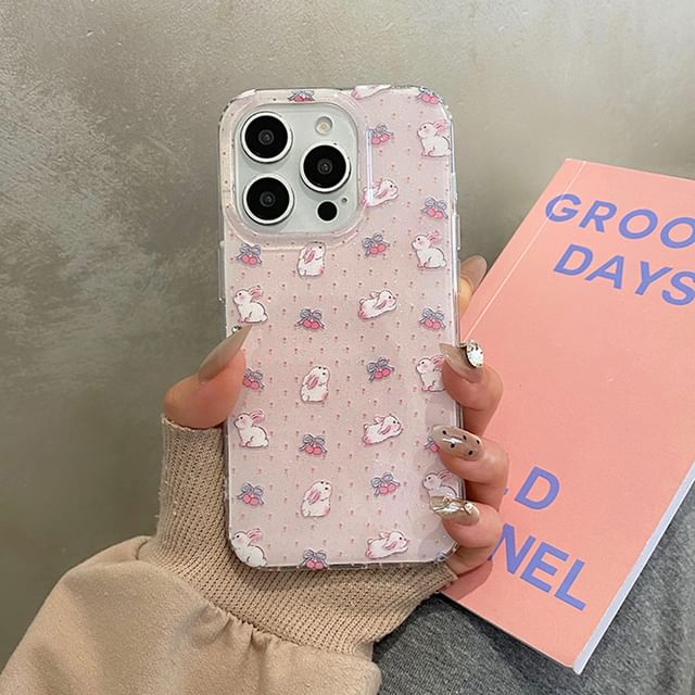 Set Case Strap Phone Rabbit /