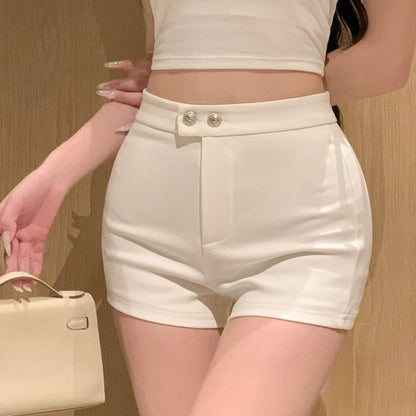 High Waist Pants Plain Hot