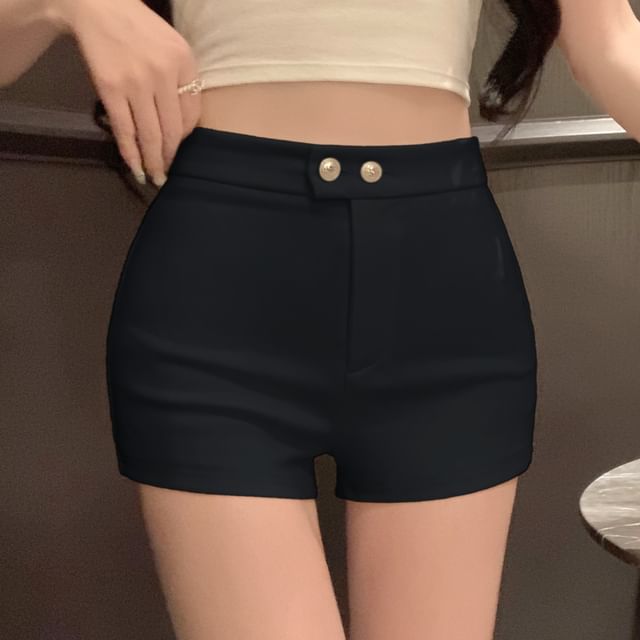 High Waist Pants Plain Hot