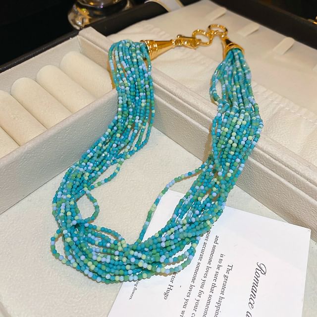 Designs) Necklace (Various Faux / Alloy Gemstone