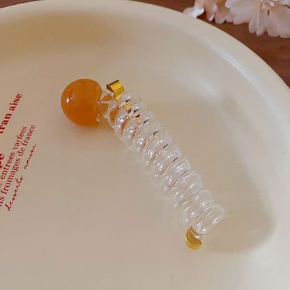 Coil (Various Tie Ribbon Floral / Designs) Hair Bead