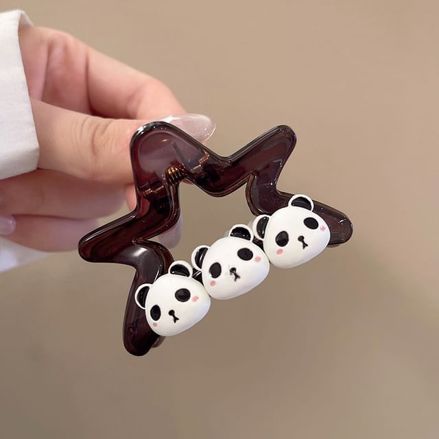 Hair (Various Claw Designs) Panda Clip