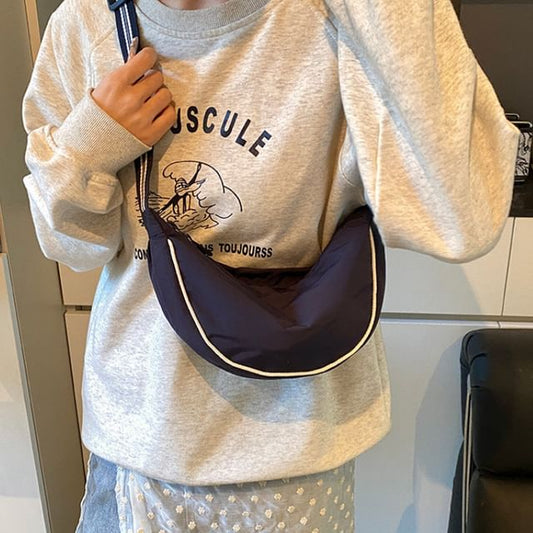 Contrast Bag Crossbody Trim