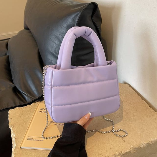 Top Bucket Handle Plain Bag