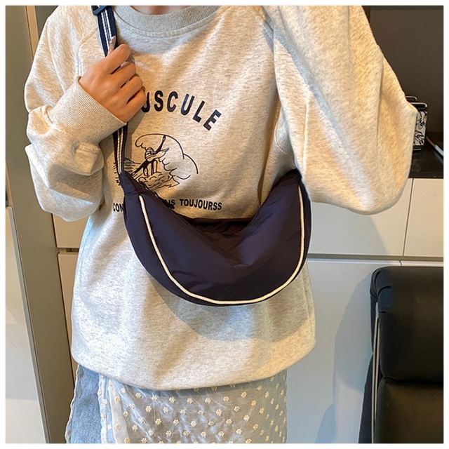 Contrast Bag Crossbody Trim