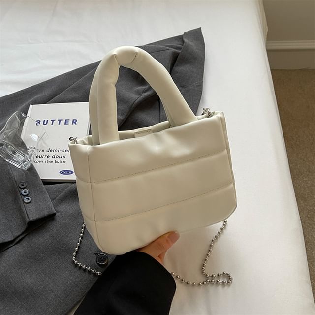 Top Bucket Handle Plain Bag