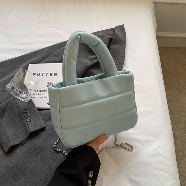 Top Bucket Handle Plain Bag