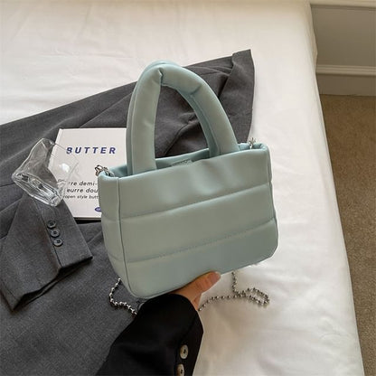 Top Bucket Handle Plain Bag