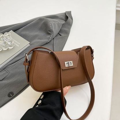 Leather Faux Crossbody Bag Flap