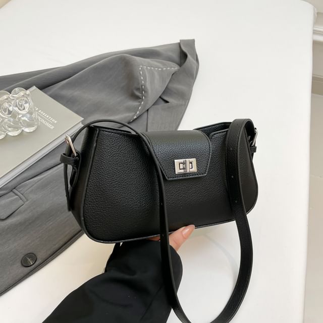 Leather Faux Crossbody Bag Flap