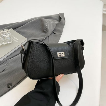 Leather Faux Crossbody Bag Flap