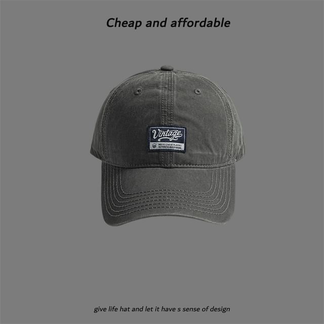 Applique Label Cap