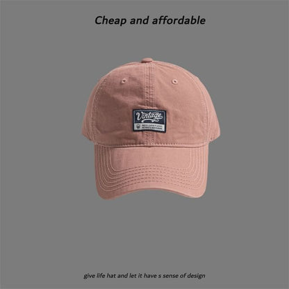 Applique Label Cap