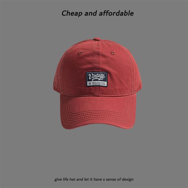 Applique Label Cap