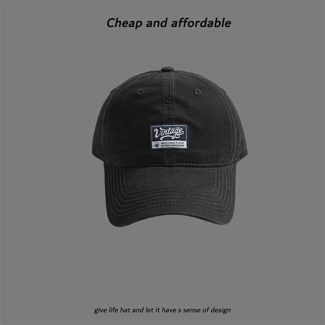 Applique Label Cap