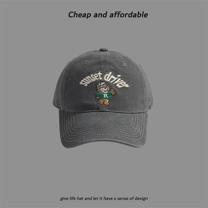 Cap Bear Embroidered