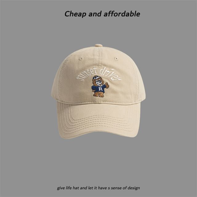 Cap Bear Embroidered