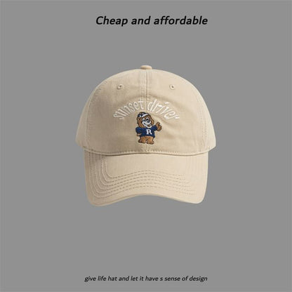 Cap Bear Embroidered