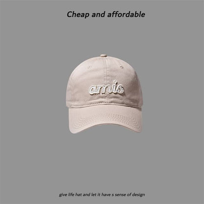 Cap Letter Embroidered