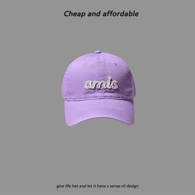 Cap Letter Embroidered