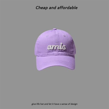 Cap Letter Embroidered