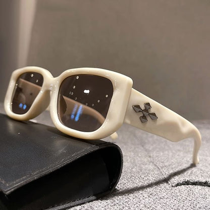 Accent Sunglasses Square Frame Cross