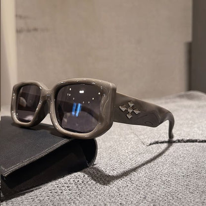 Accent Sunglasses Square Frame Cross