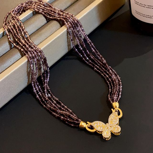 Designs) Necklace (Various Faux / Alloy Gemstone