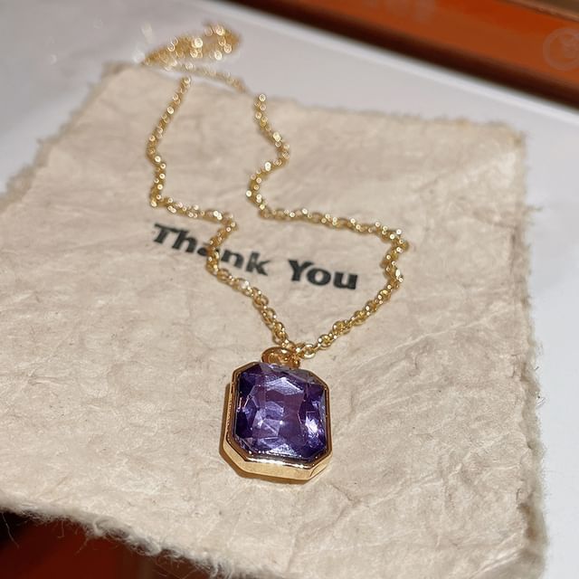 Designs) Necklace (Various Faux / Alloy Gemstone