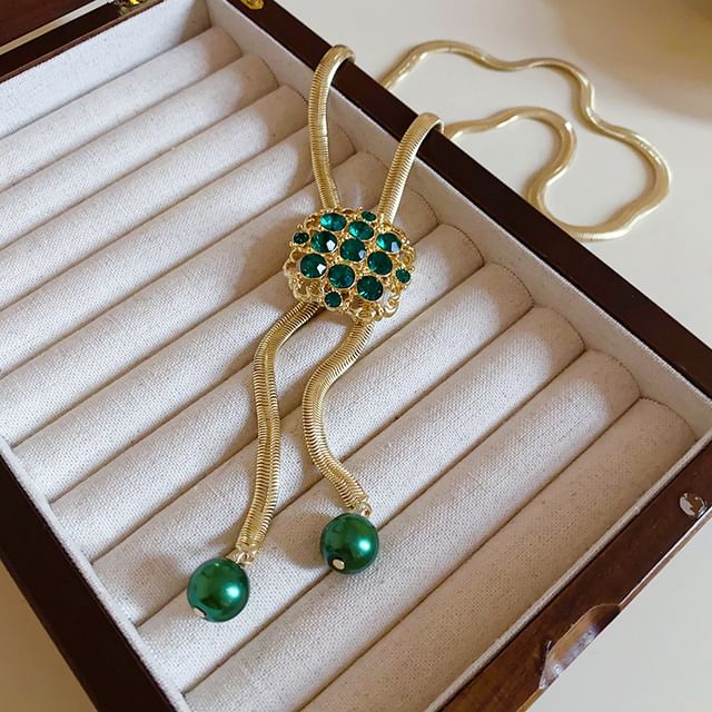 Designs) Necklace (Various Faux / Alloy Gemstone