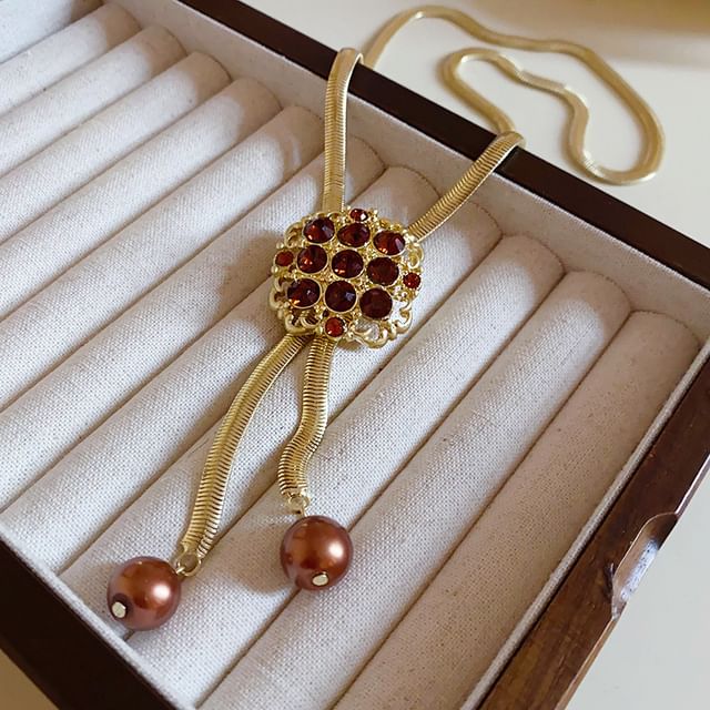 Designs) Necklace (Various Faux / Alloy Gemstone