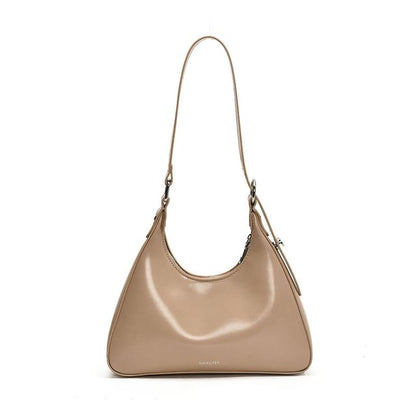 Faux Bag Leather Lettering Tote