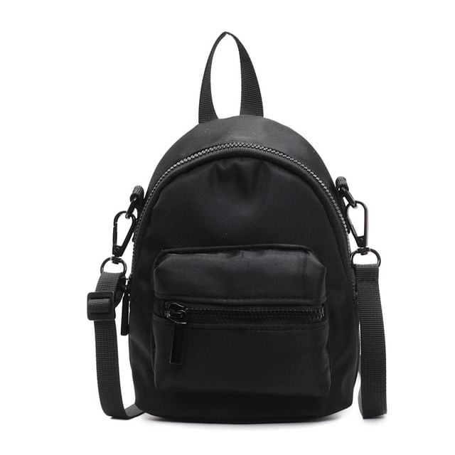 Multi-Pocket Plain Backpack