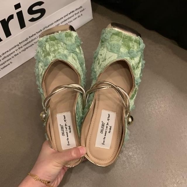 Mules Mary Jane Toe Cap