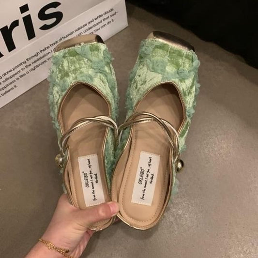 Mules Mary Jane Toe Cap