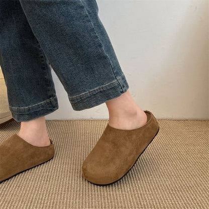 Platform Mules Plain