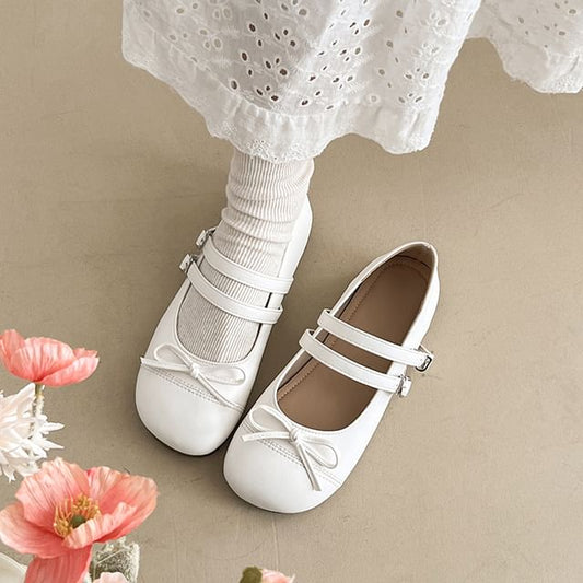 Bow Mary Shoes Jane