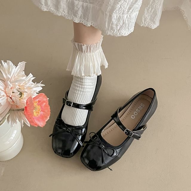 Jane Mary Shoes Bow