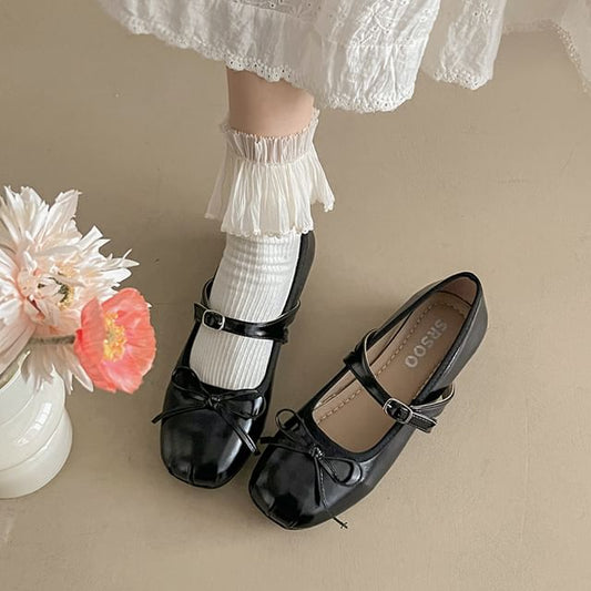 Jane Mary Shoes Bow